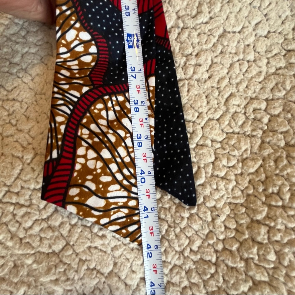 Homemade Custom Off Shoulder Top - Red‎ & Black Cinch Waist Puff Sleeves - Picture 13 of 13